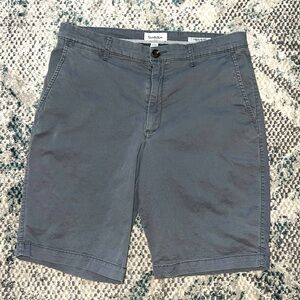 GoodFellow & Co. Linen Shorts 5 pocket Light Charcoal Gray 10.5 inseam size 32